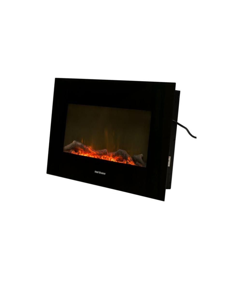 Calefactor de chimenea eléctrico Heat Wave de 127 V
