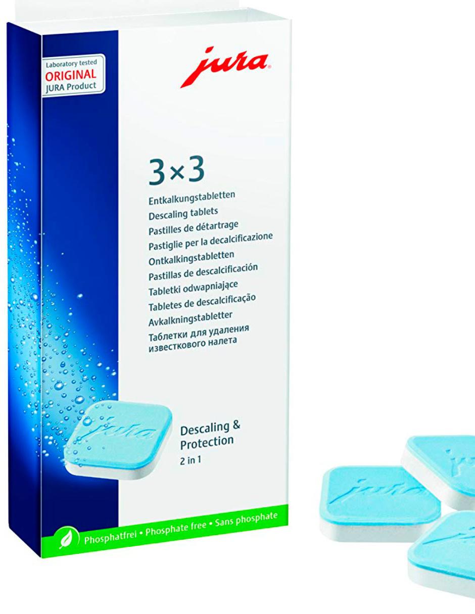 Set de 9 pastillas descalcificadoras para cafetera
