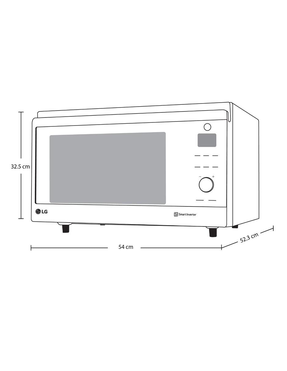 Horno de microondas con grill Lg modelo MJ1466APR