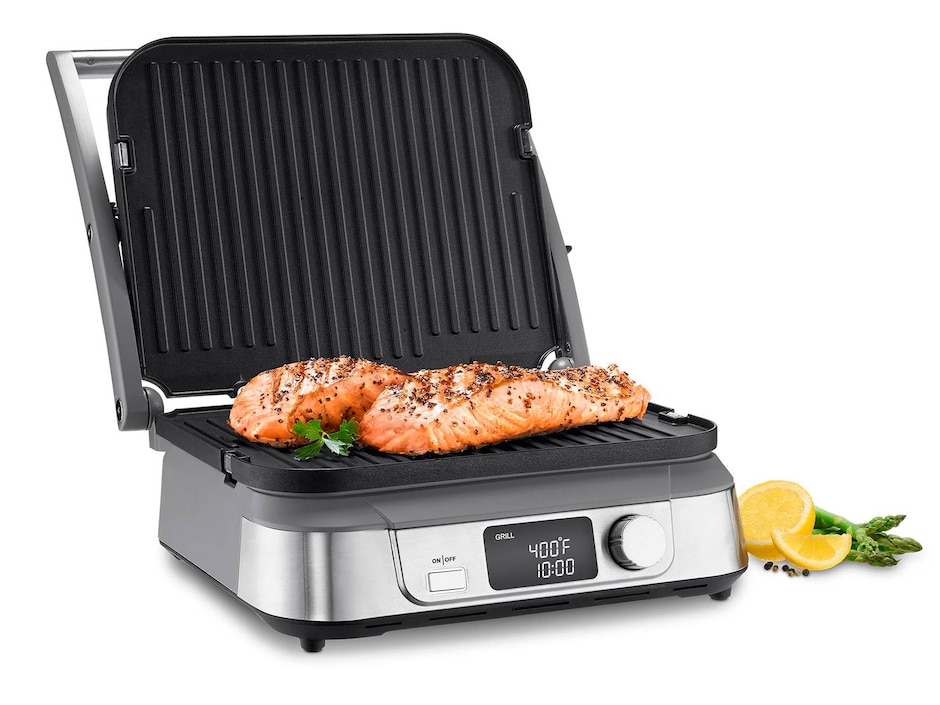 Parrilla eléctrica Cuisinart GRIDDLER GR-5BES de acero inoxidable
