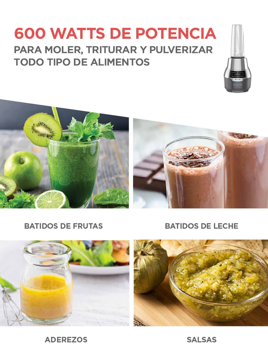 Licuadora PB2004G 2 velocidades 7