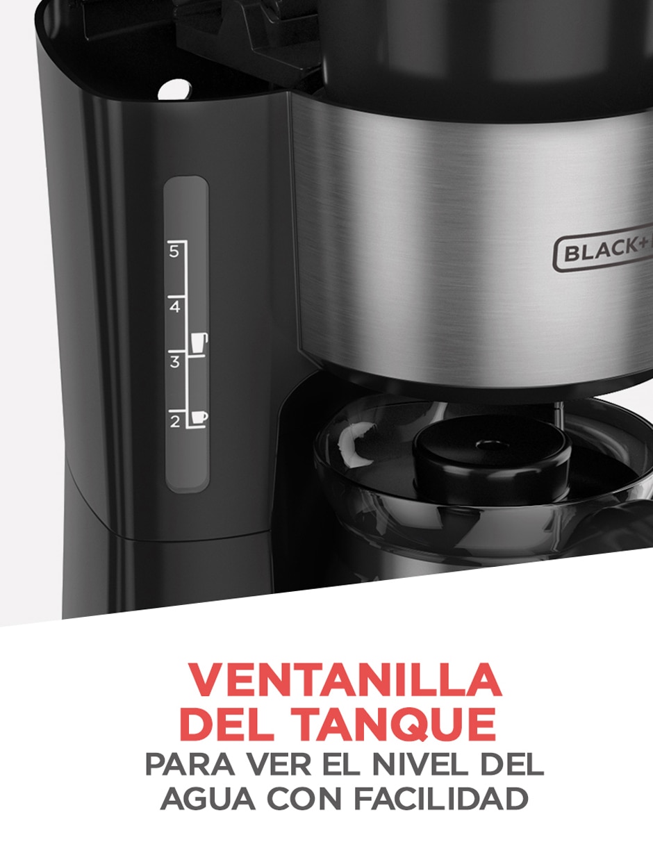 Cafetera de goteo Black + Decker cm0755s-mx