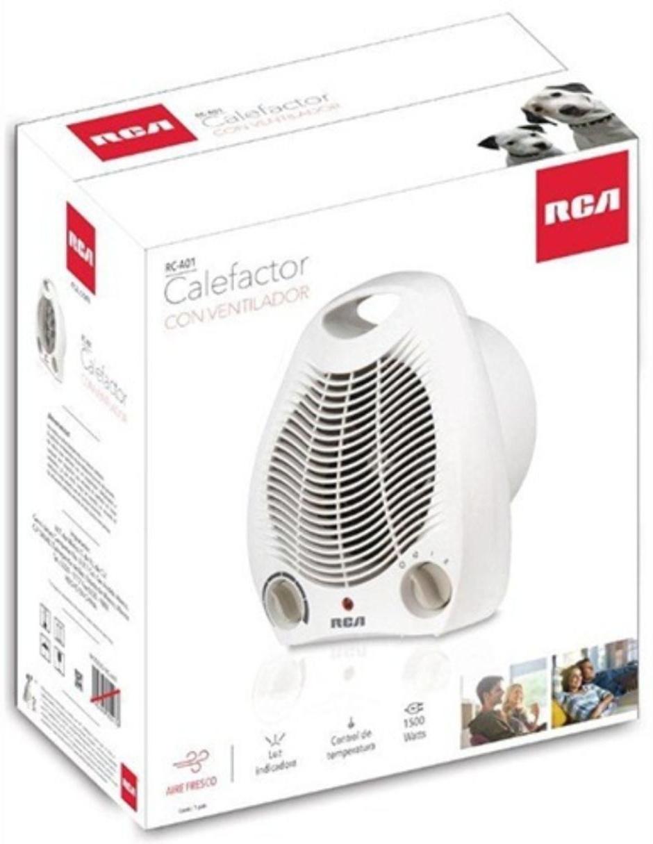 Calefactor RC-A01 con ventilador luz indicadora blanco 2