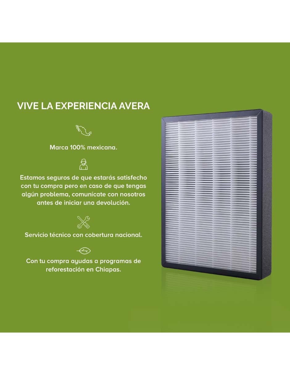 Purificador de aire Avera FRHEPA01