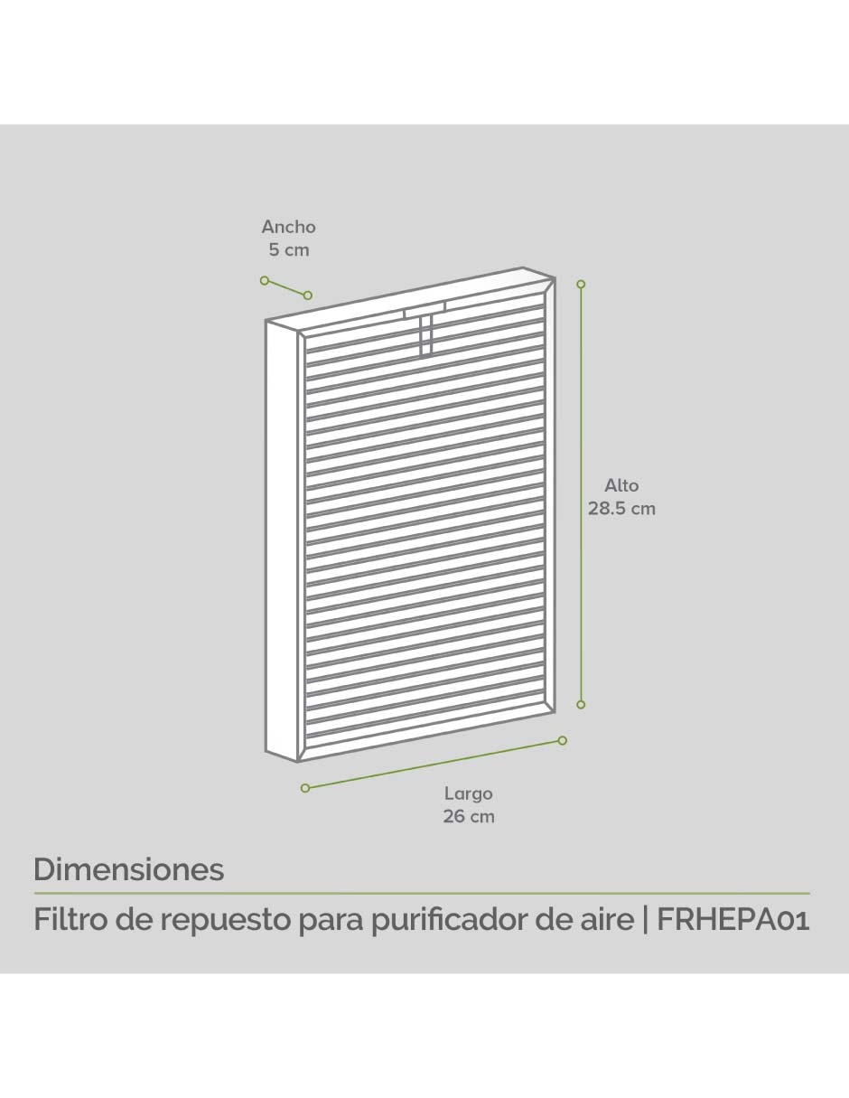 Purificador de aire Avera FRHEPA01