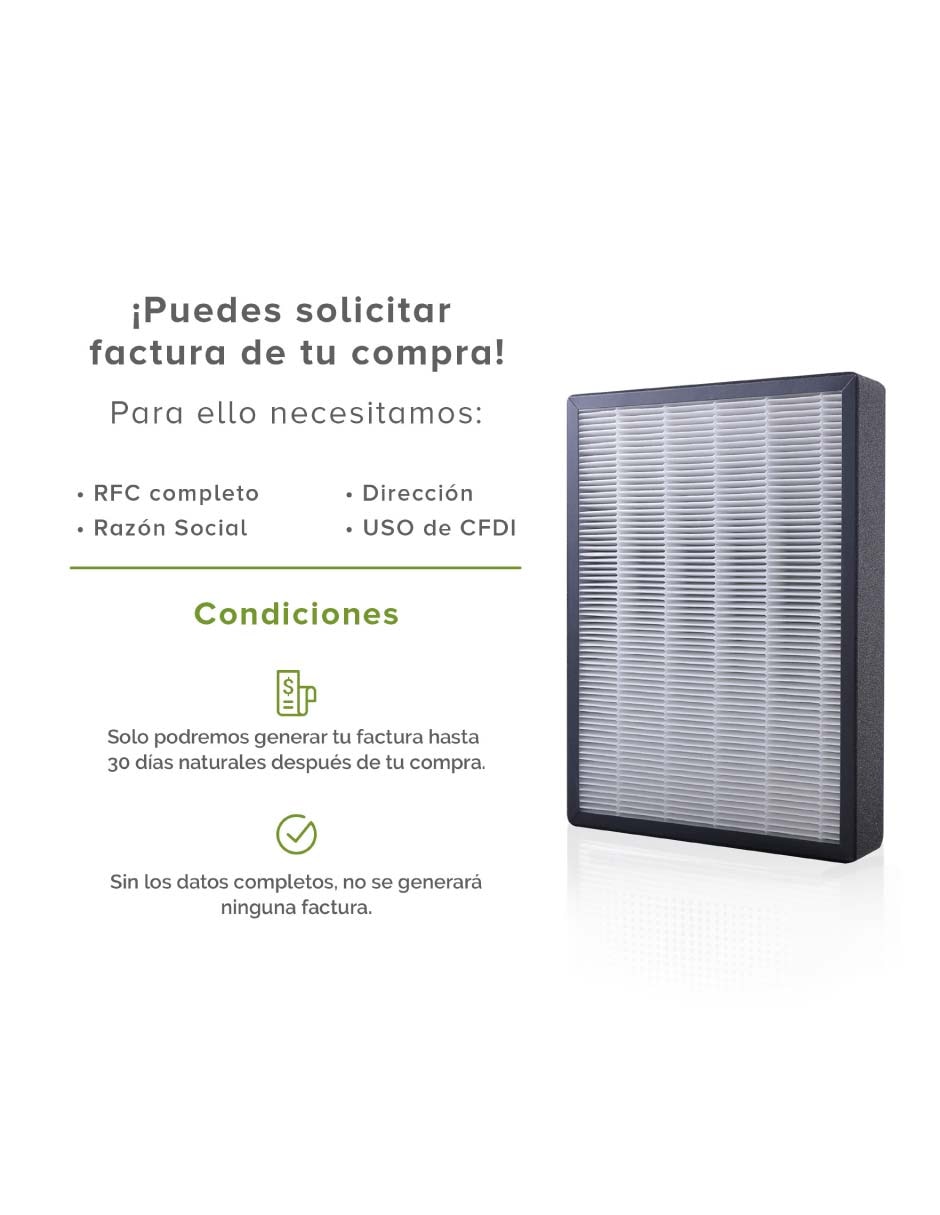 Purificador de aire FRHEPA01 7