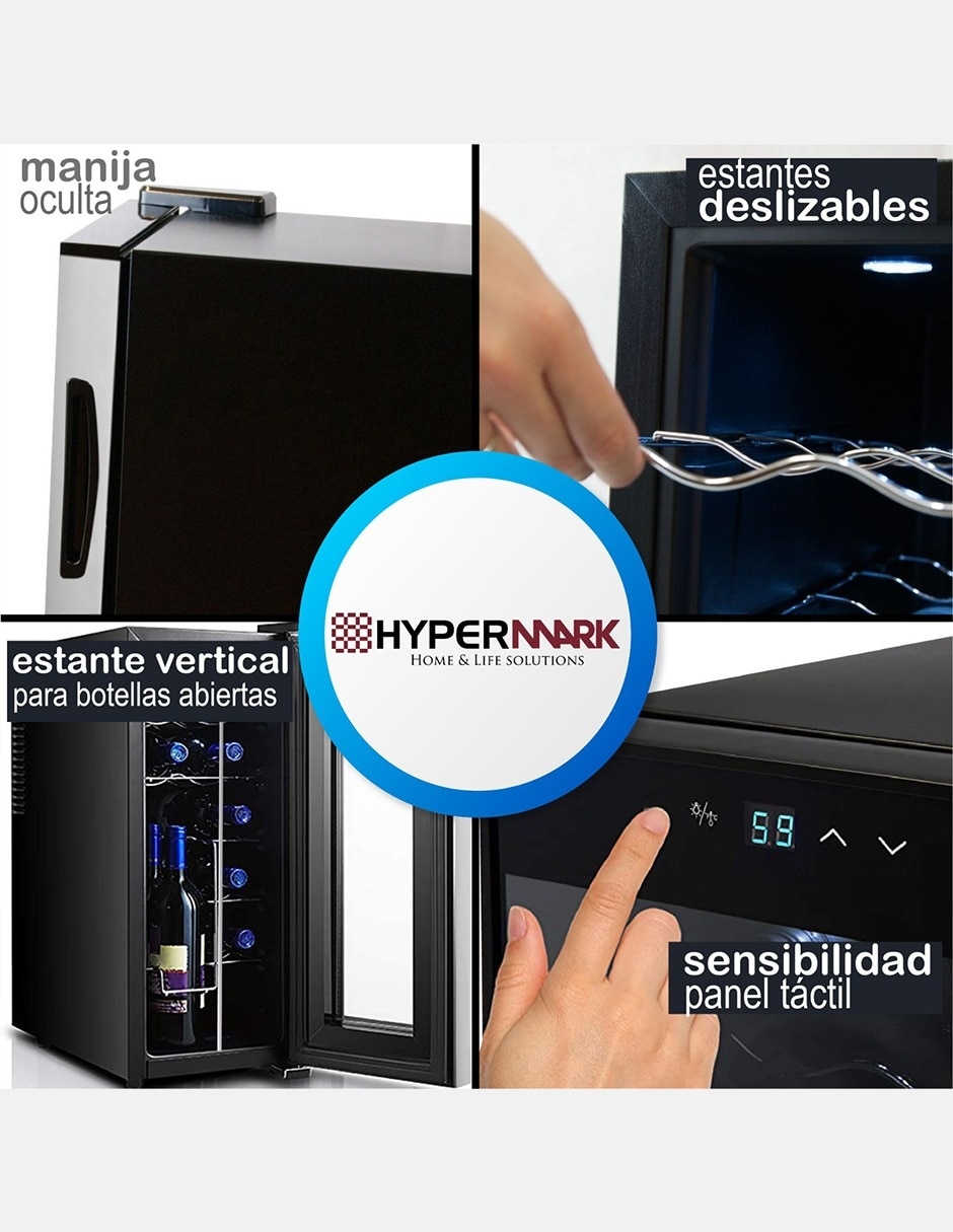 Cava de vinos Hypermark HM0026CV capacidad 12 botellas