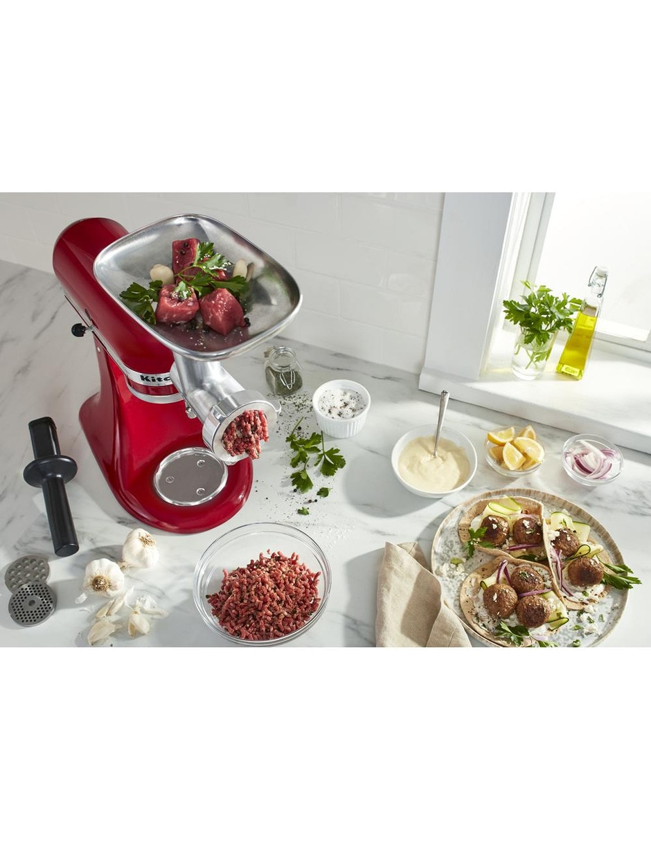 Molino para carne Kitchenaid de metal