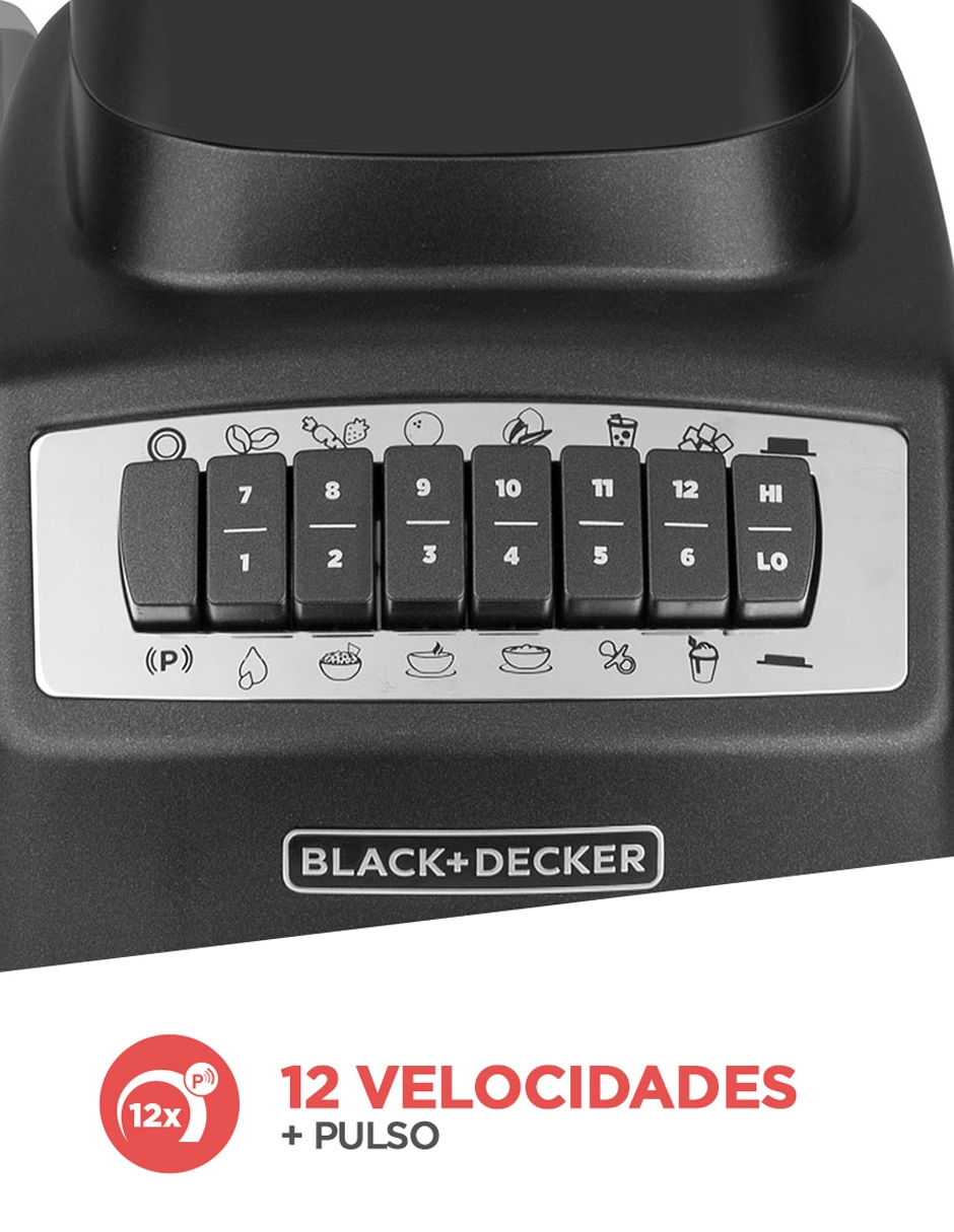 Licuadora Black + Decker BL1140MB-MX 12 velocidades