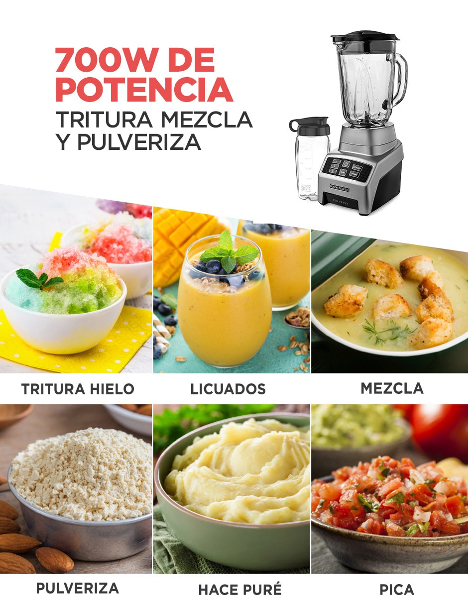 Licuadora BL1840MS-MX 3 velocidades