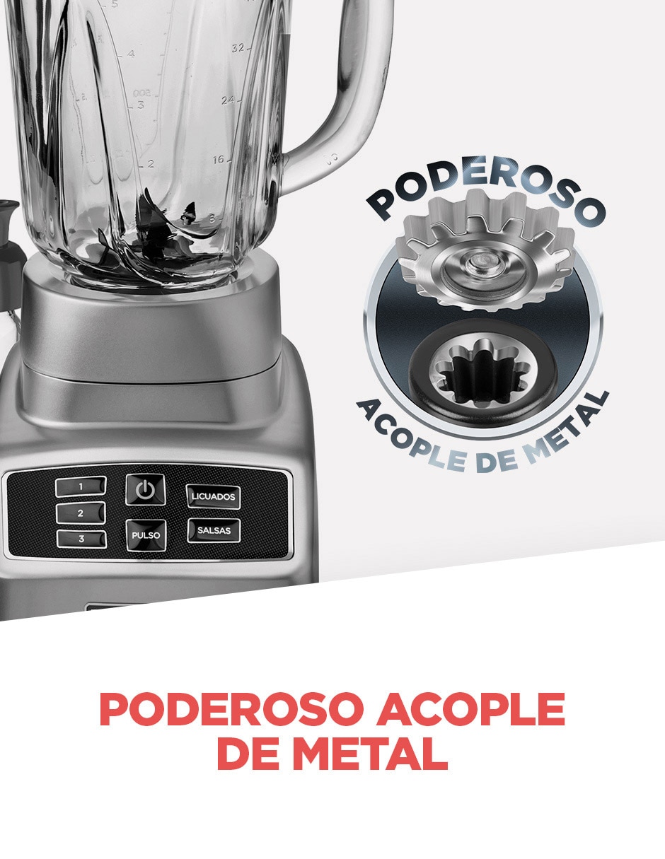 Licuadora BL1840MS-MX 3 velocidades 7