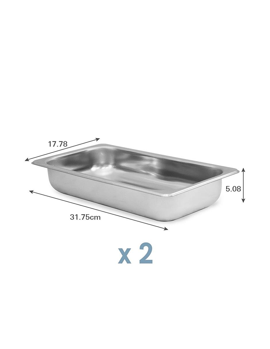 Bufetera eléctrica Elite Cuisine 2 divisiones