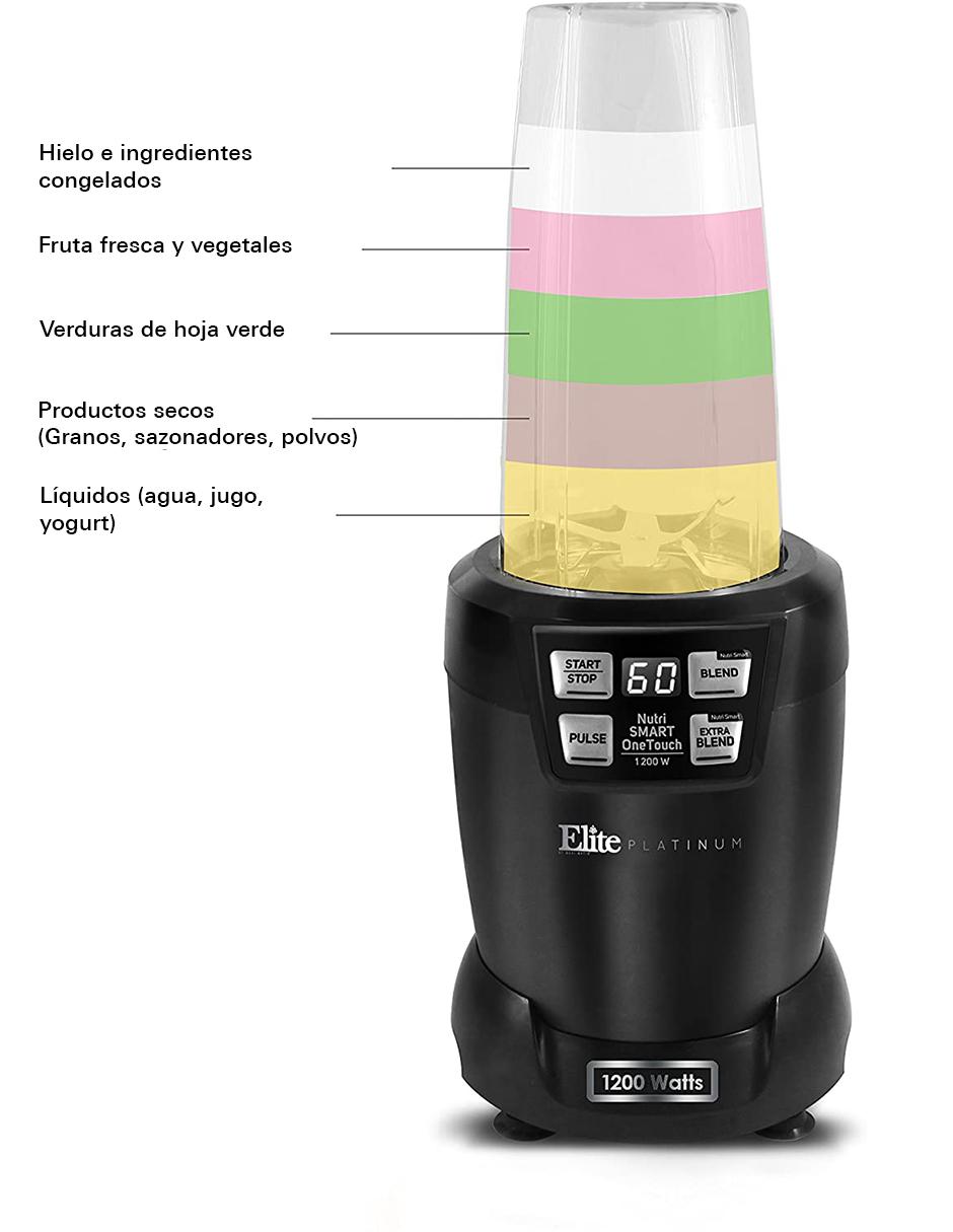 Combo licuadora Elite Cuisine EPB-5455 3 velocidades