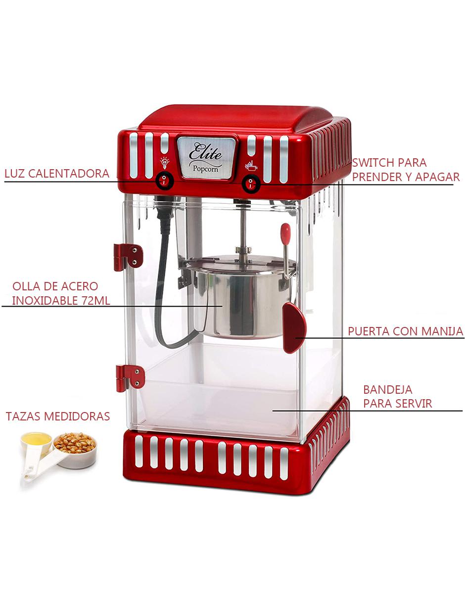 Máquina de palomitas Elite Cuisine Gourmet EPM-250