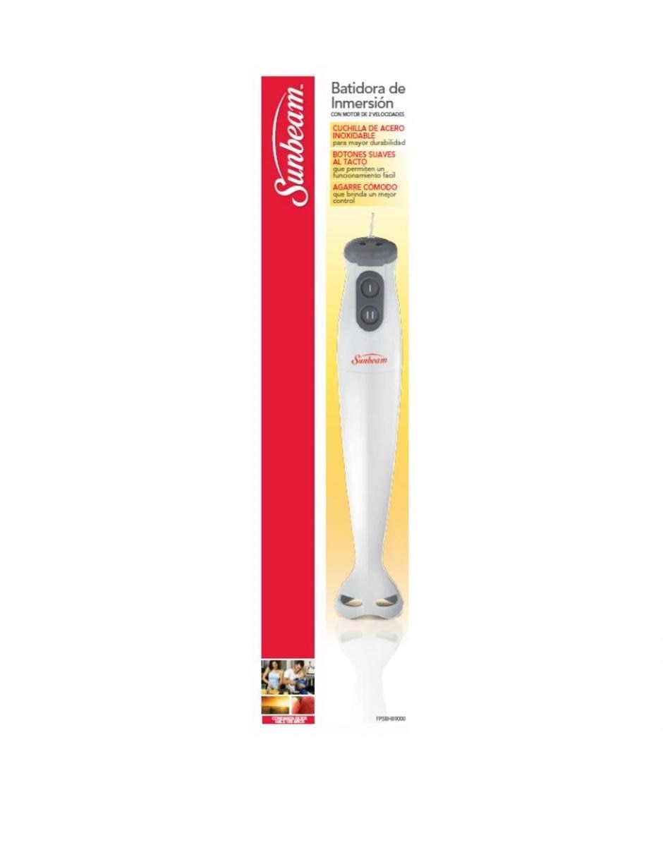 Batidora de inmersión Sunbeam 2 velocidades FPSBHB9000-013