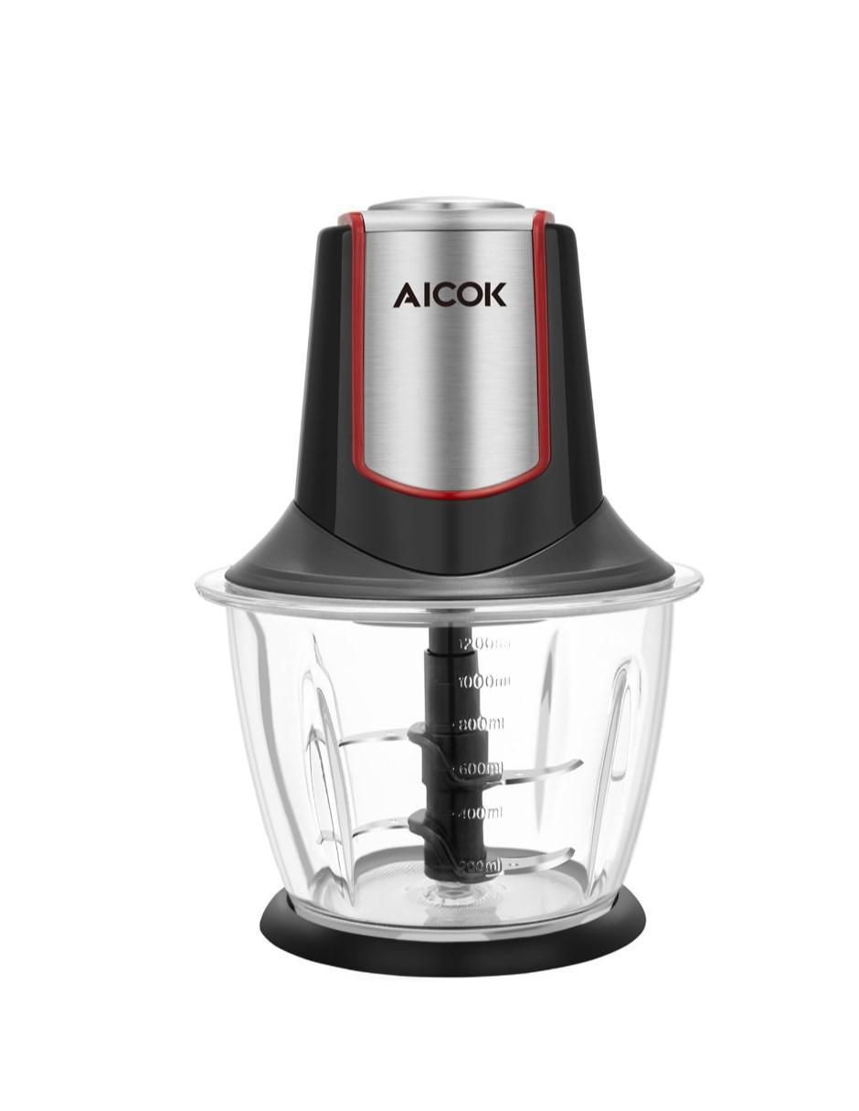 Procesador de alimentos Aicok cuchillas de acero inoxidable