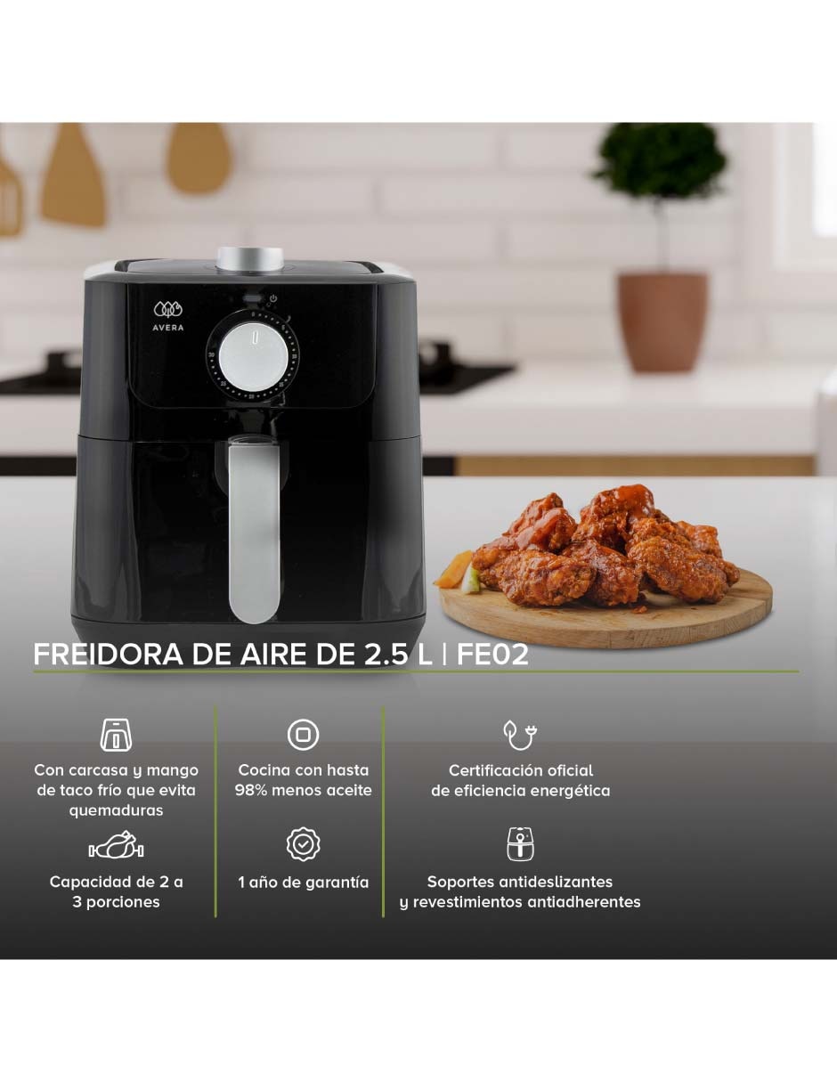 Freidora de aire Avera 2.5 L Fe02