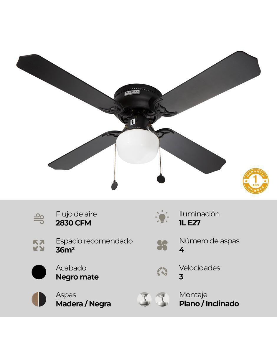 Ventilador de techo 3 velocidades 2