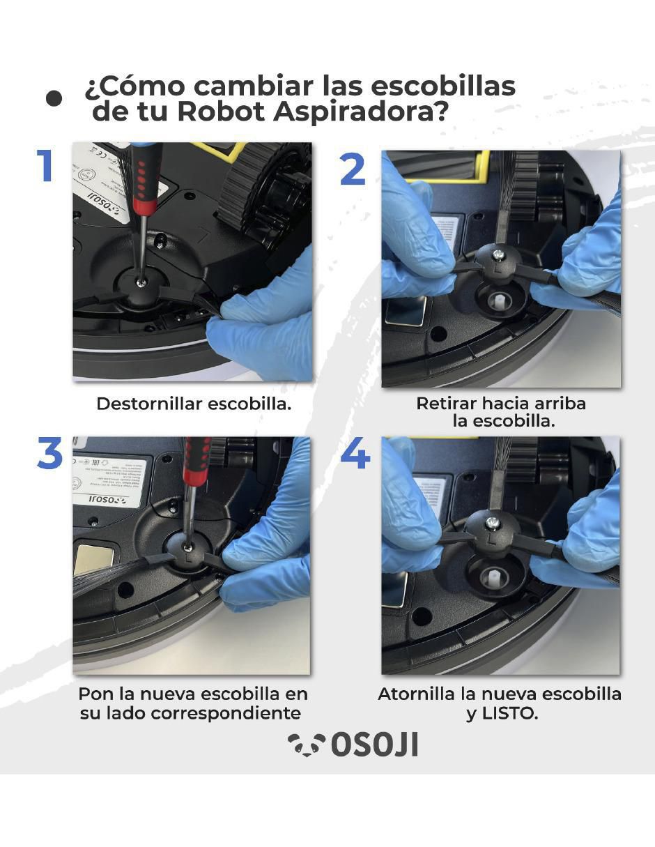 Kit de mantenimiento para aspiradora robot Kit de mantenimiento para aspiradora robot