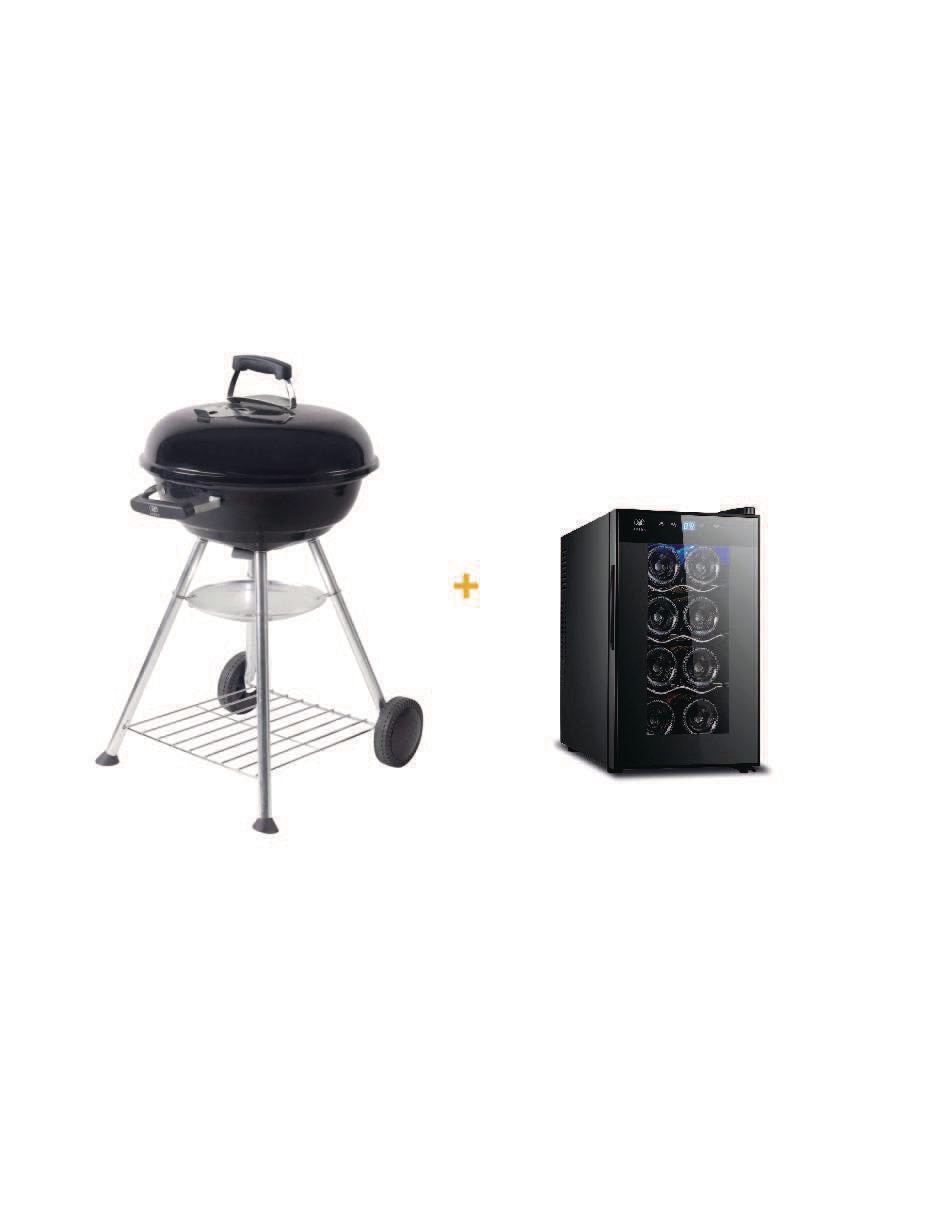 Cava de vinos AC18EV8 8 botellas + Asador Cava de vinos AC18EV8 8 botellas + Asador