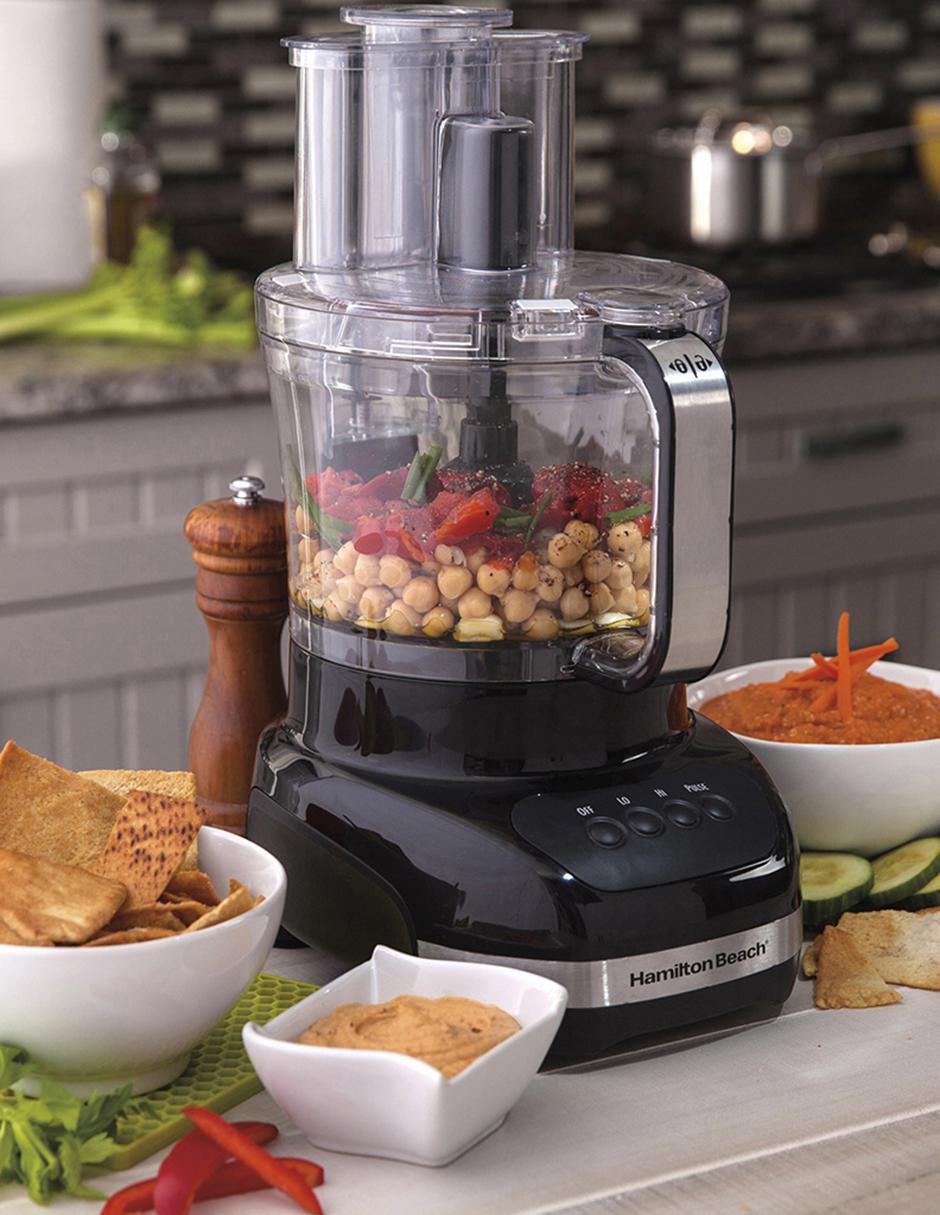 Set procesador de alimentos Hamilton Beach cuchillas de acero inoxidable