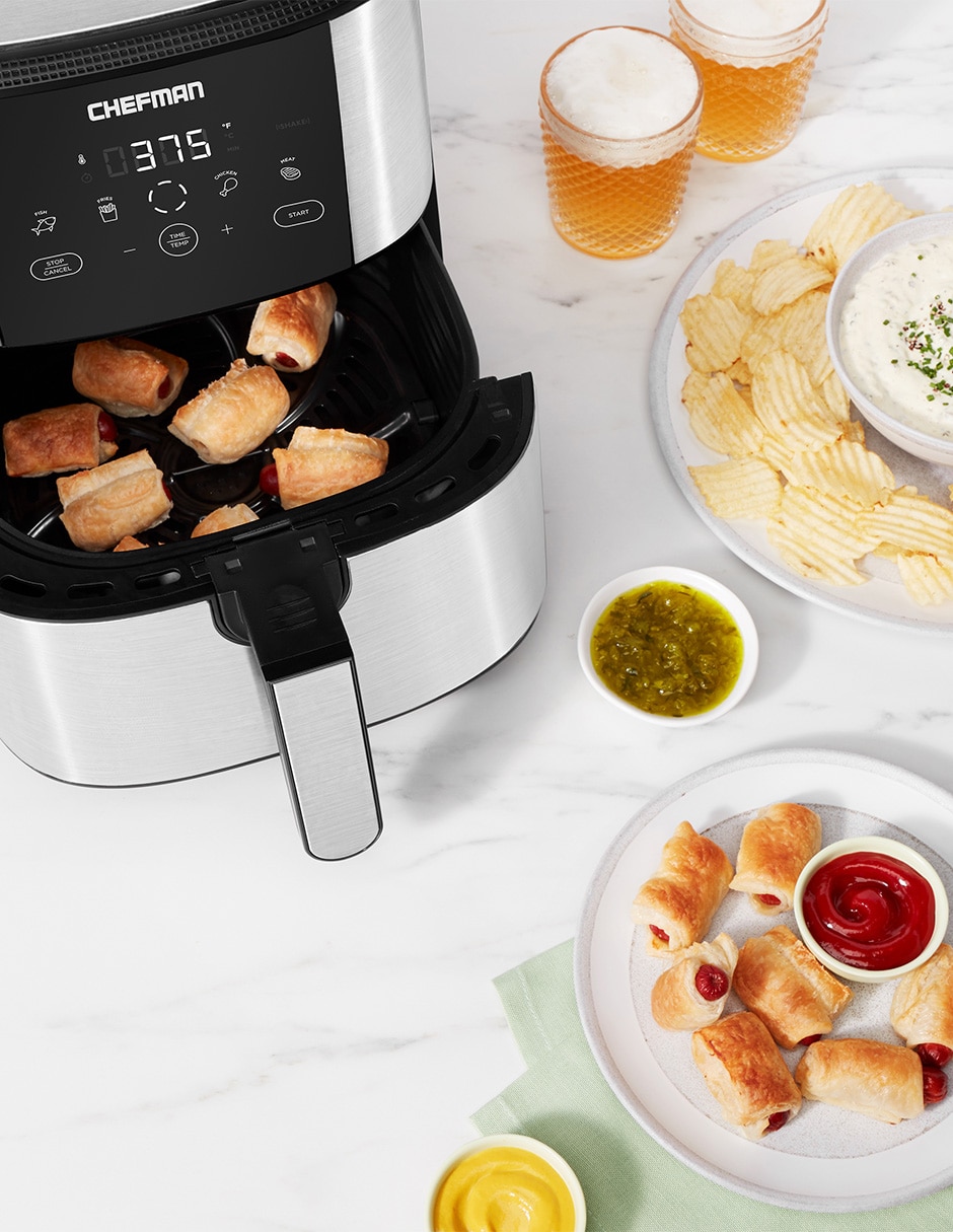 Freidora de aire Chefman 4.7 L Rj38-Sqss-5T-Mx