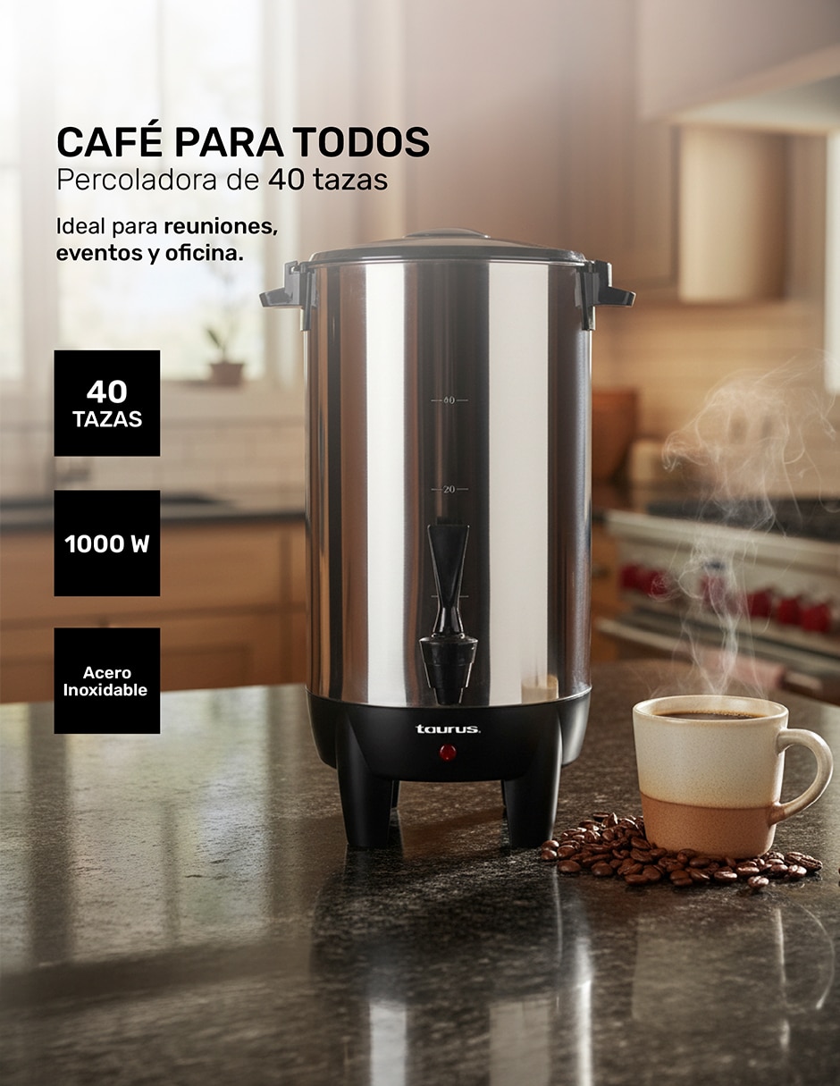 Percoladora columba 40 tazas 3