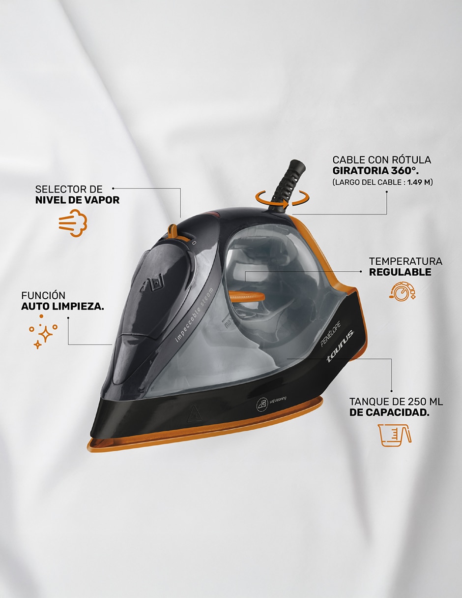 Plancha Taurus Penélope suela antiadherente