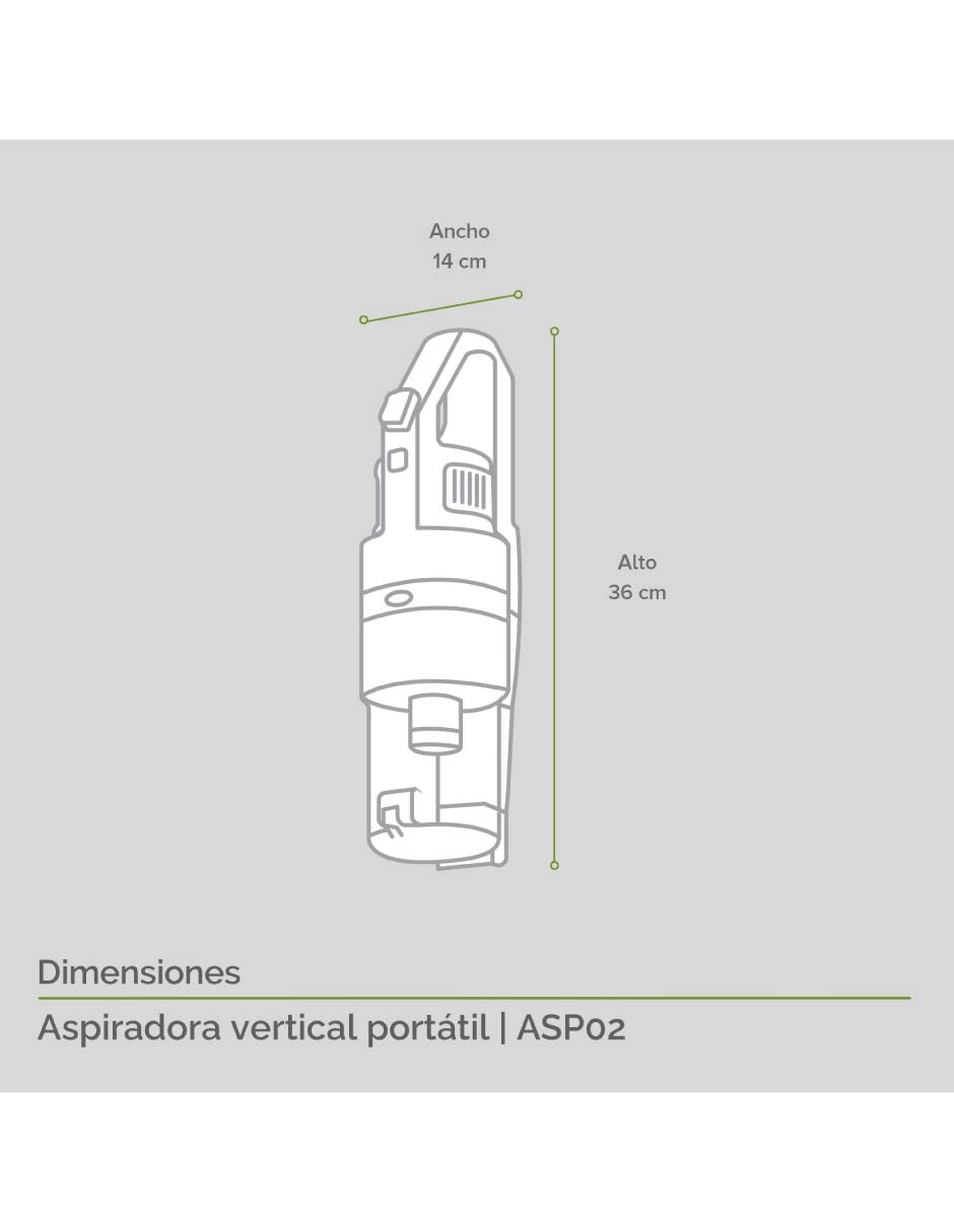 Aspiradora de mano asp02