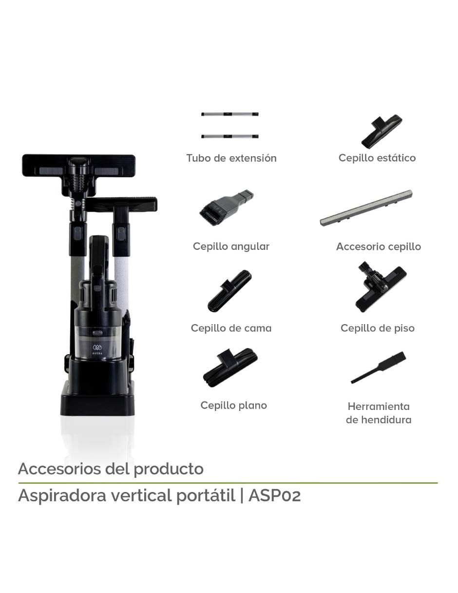 Aspiradora de mano Avera asp02