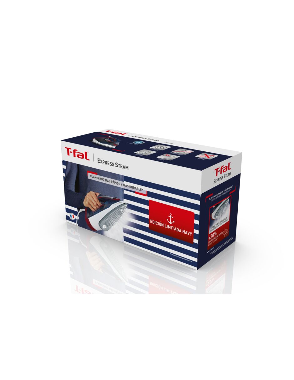 Plancha T-Fal navy FV2833X0 suela antiadherente