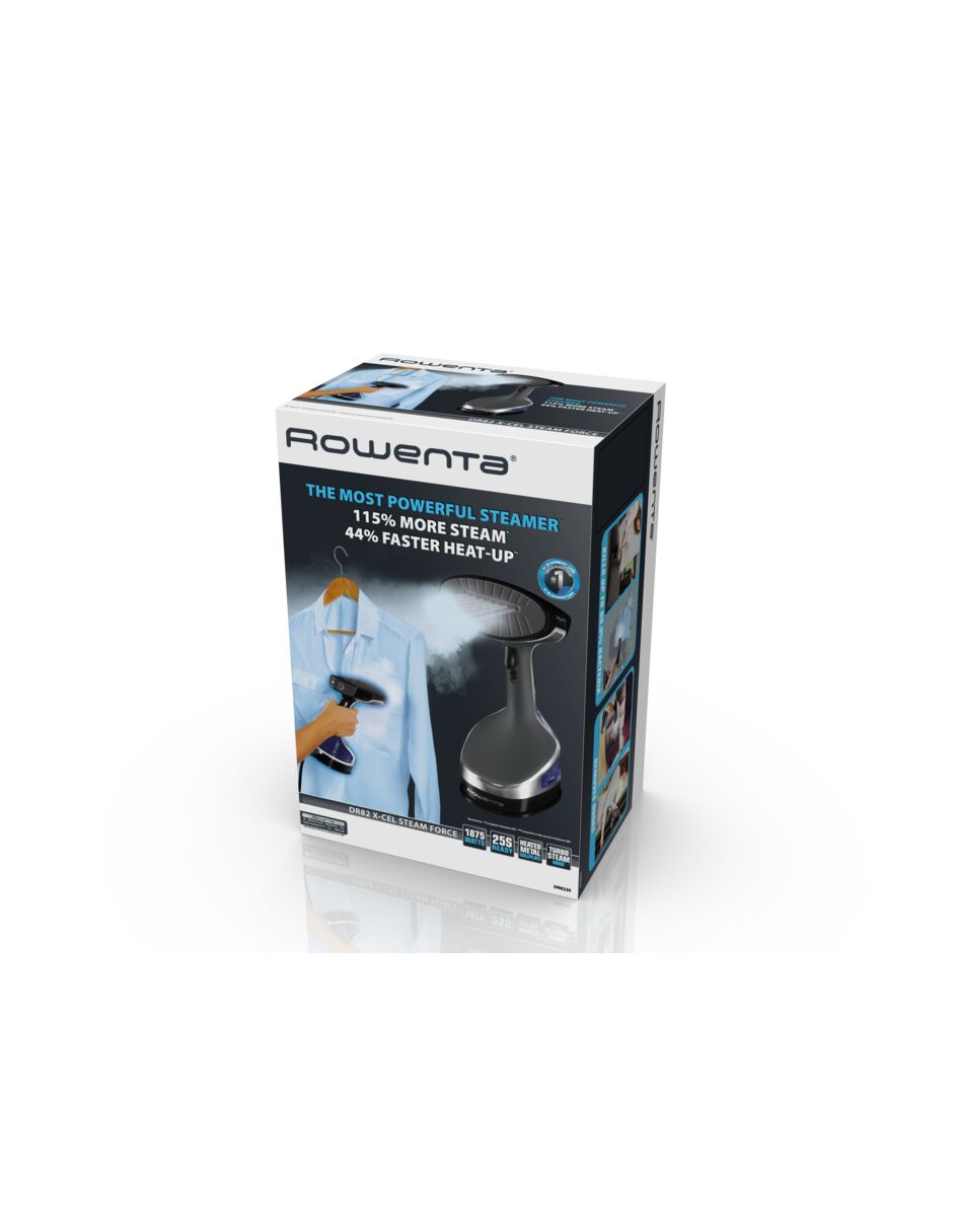 Cepillo de vapor Rowenta force x-cel DR8220U0 suela esmaltada con acero inoxidable