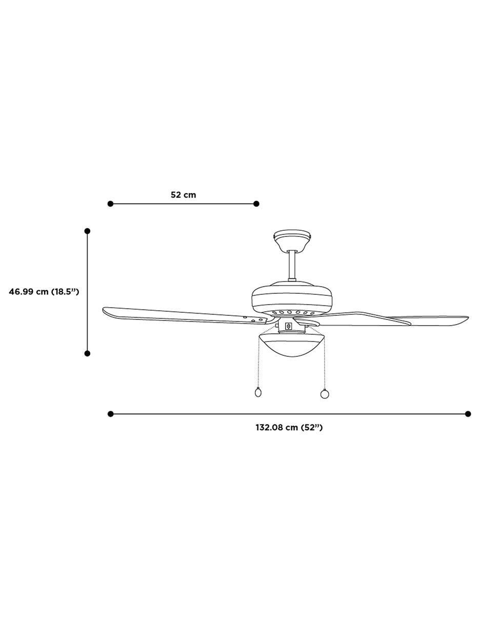 Ventilador de techo 3 velocidades 7