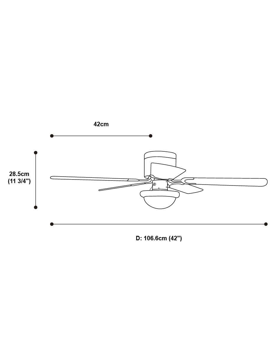 Ventilador de techo Designers 3 velocidades