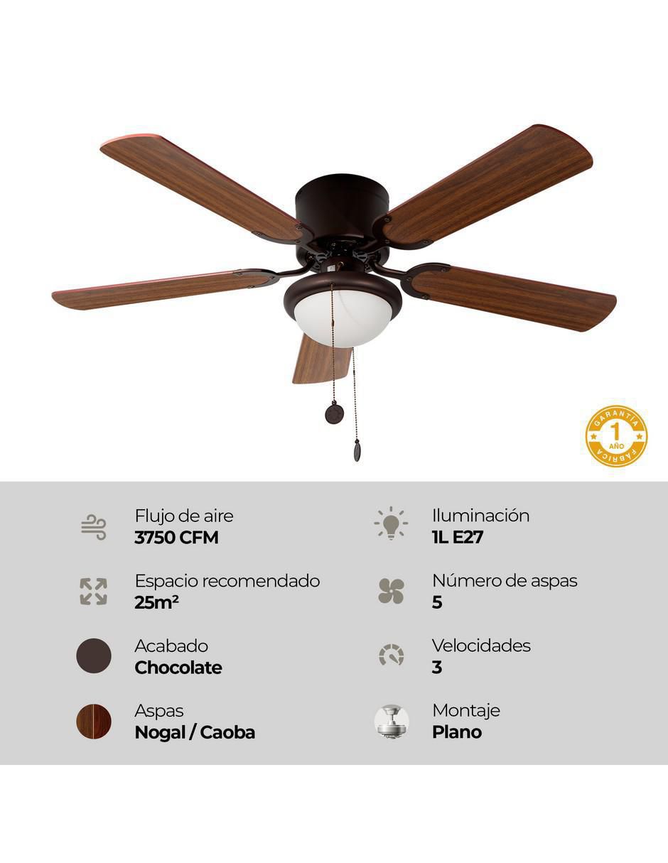 Ventilador de techo Designers 3 velocidades