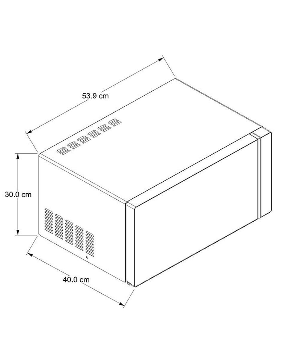 Horno de microondas convencional Whirlpool modelo WM1811D de 1.1 pies cúbicos