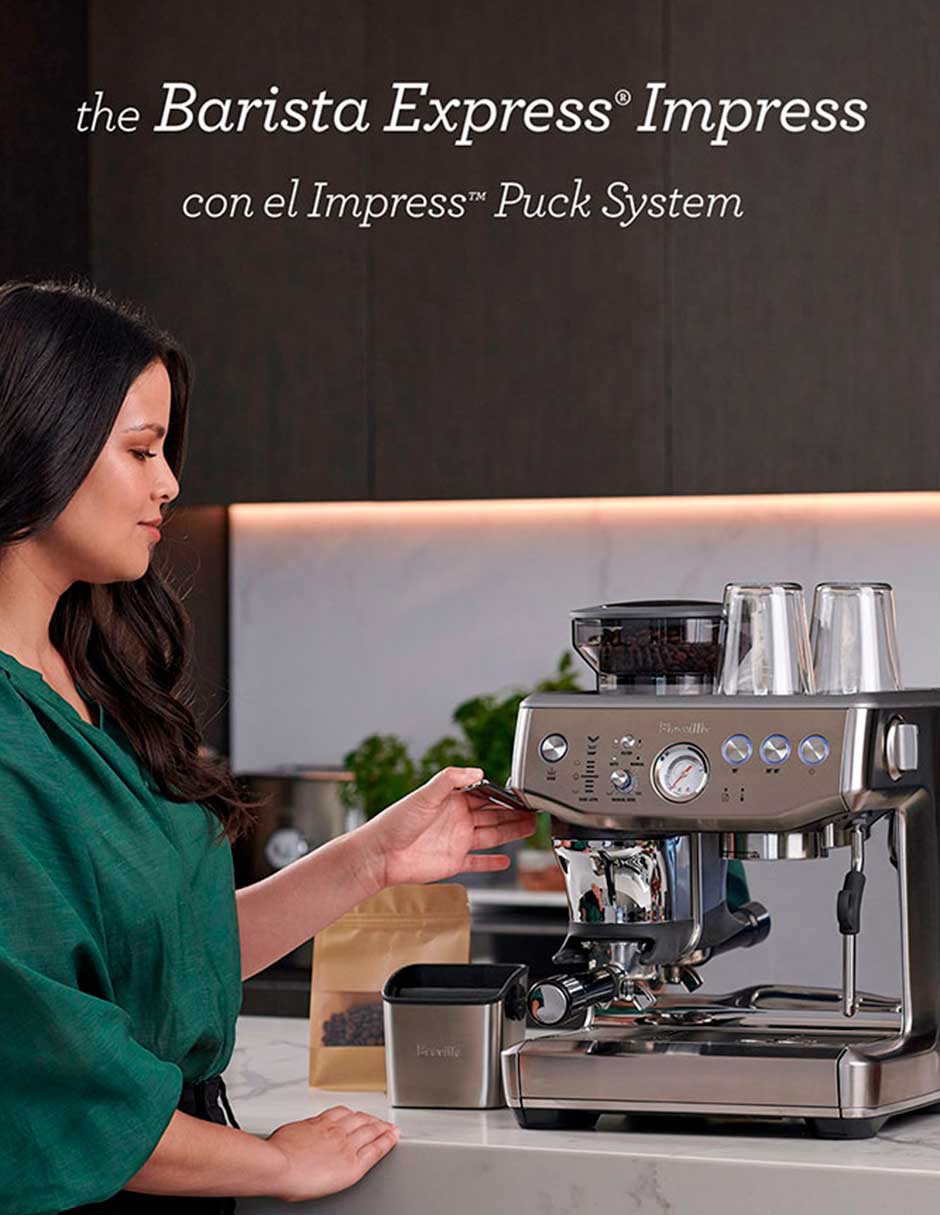 Cafetera espresso the barista series bes876bss1bna1 6