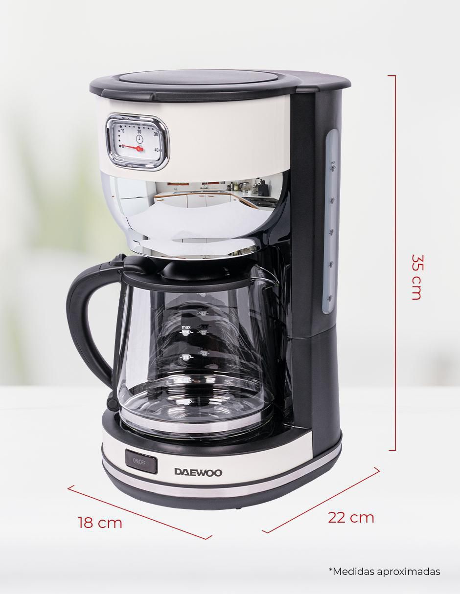 Cafetera de goteo Daewoo dcm-1897