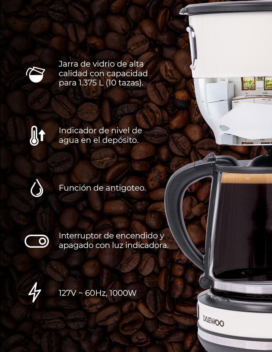 Cafetera de goteo dcm-1897