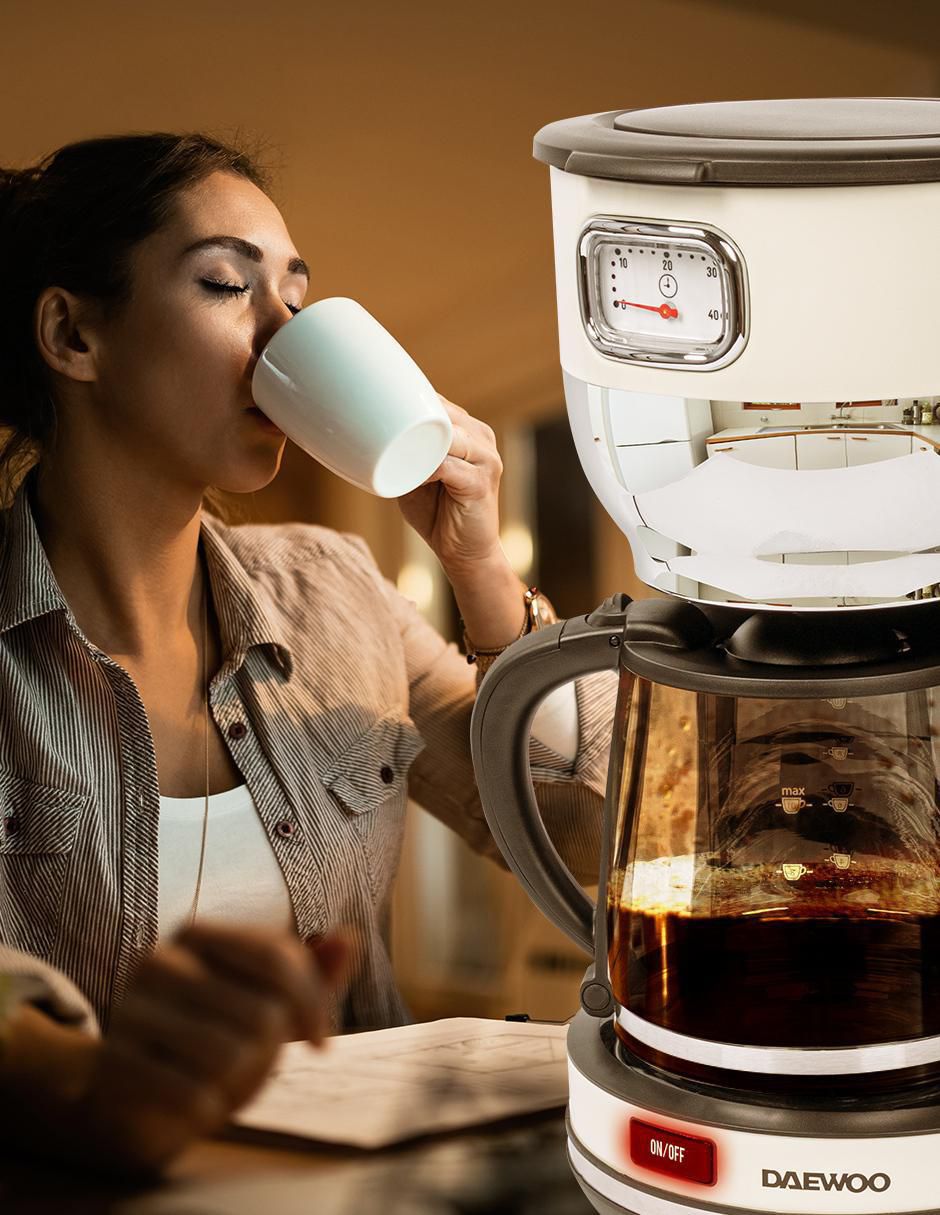 Cafetera de goteo Daewoo dcm-1897