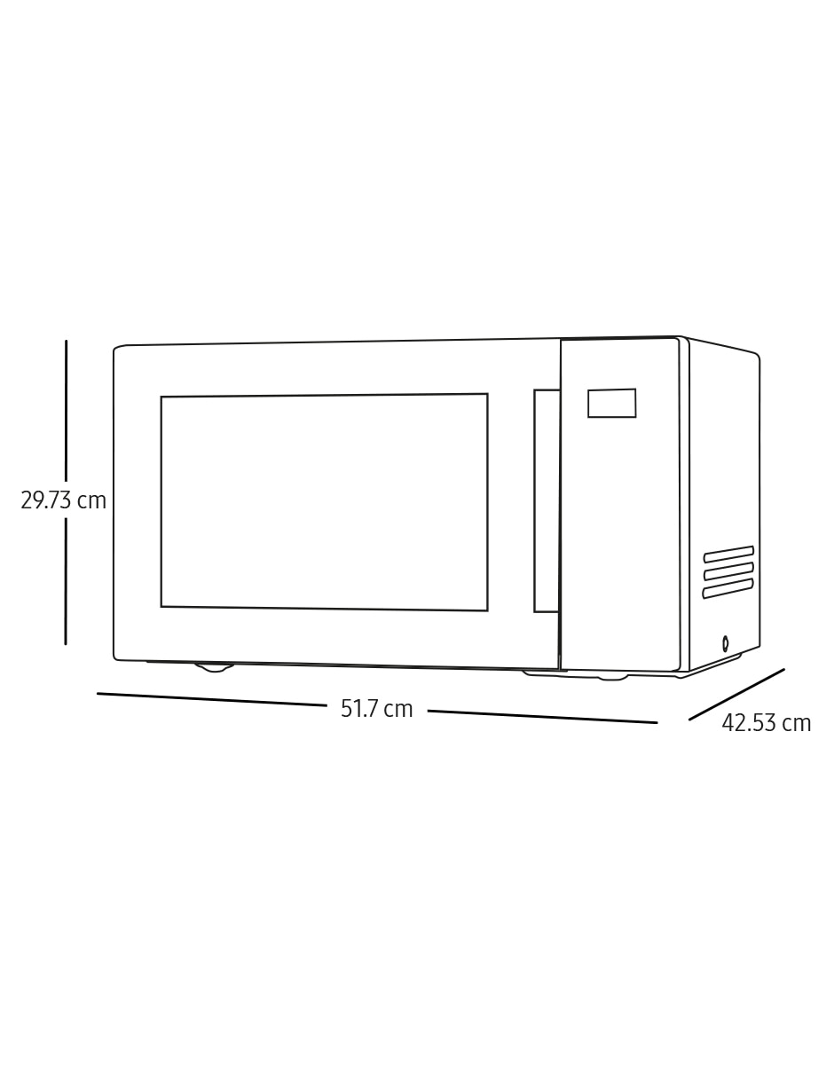 Horno de microondas con grill Samsung modelo Mg30t5018ug/ax 1 pie cúbico
