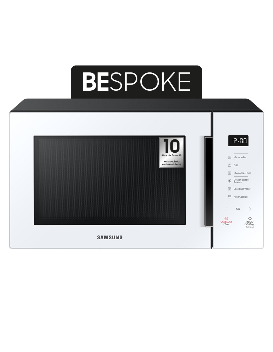 Horno de microondas con grill Samsung modelo MG30T5018UW/AX de 1 pie cúbico