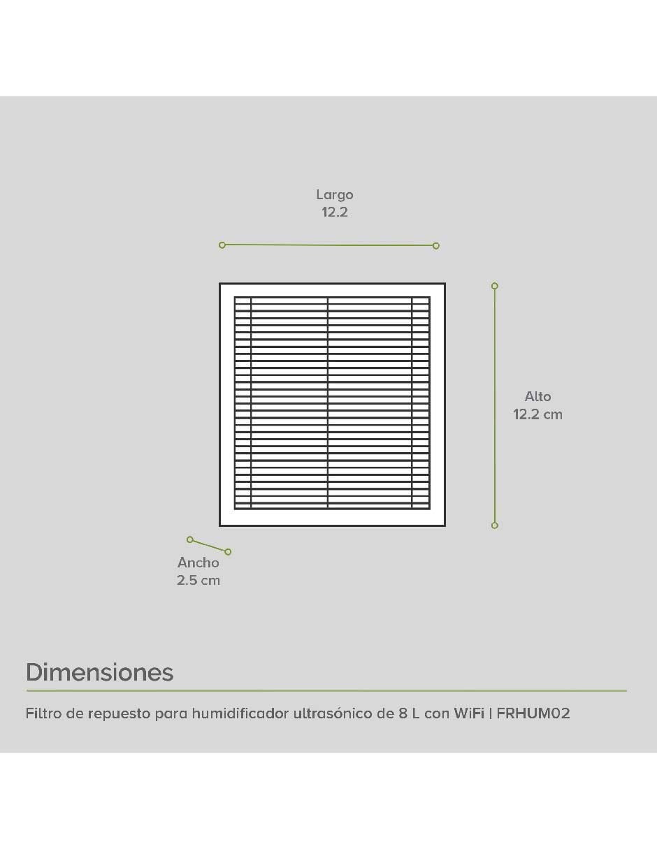 Purificador de aire Avera SmartHome FRHUM02