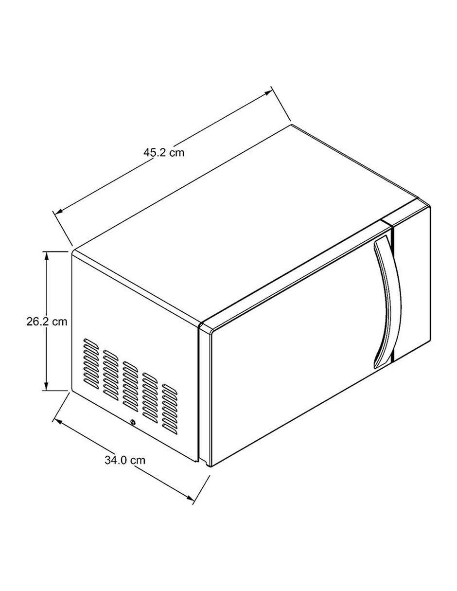 Horno eléctrico Acros AM1807D 20 l