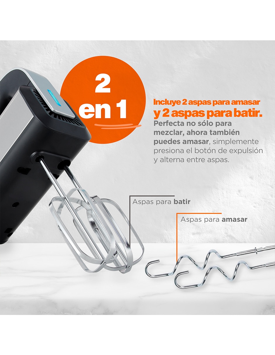 Batidora manual Masterchef 6 velocidades Mk-Hm-300Ss