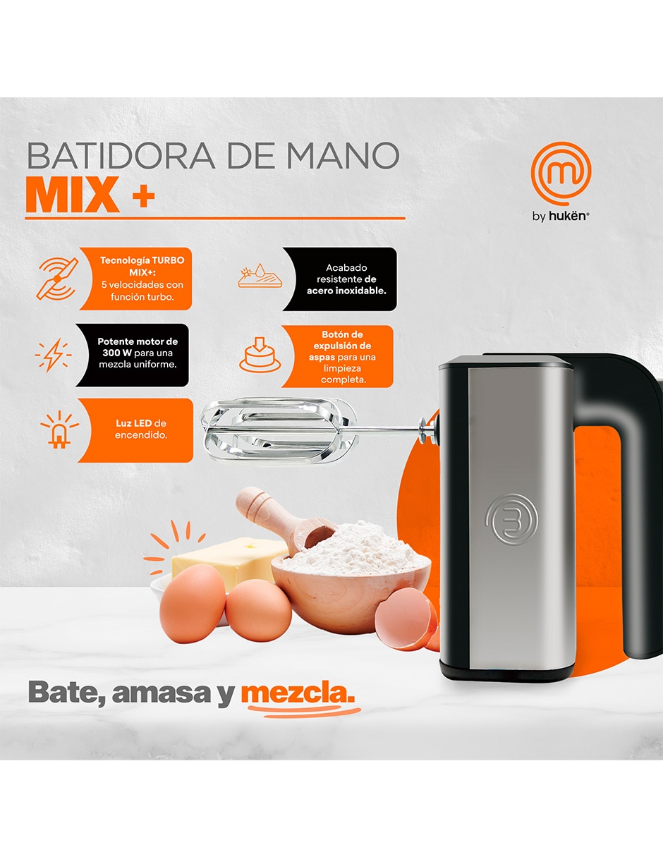 Batidora manual Masterchef 6 velocidades Mk-Hm-300Ss