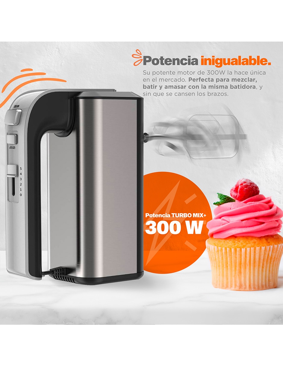 Batidora manual Masterchef 6 velocidades Mk-Hm-300Ss