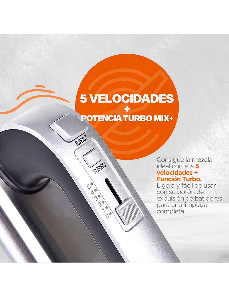 Batidora manual Masterchef 6 velocidades Mk-Hm-300Ss