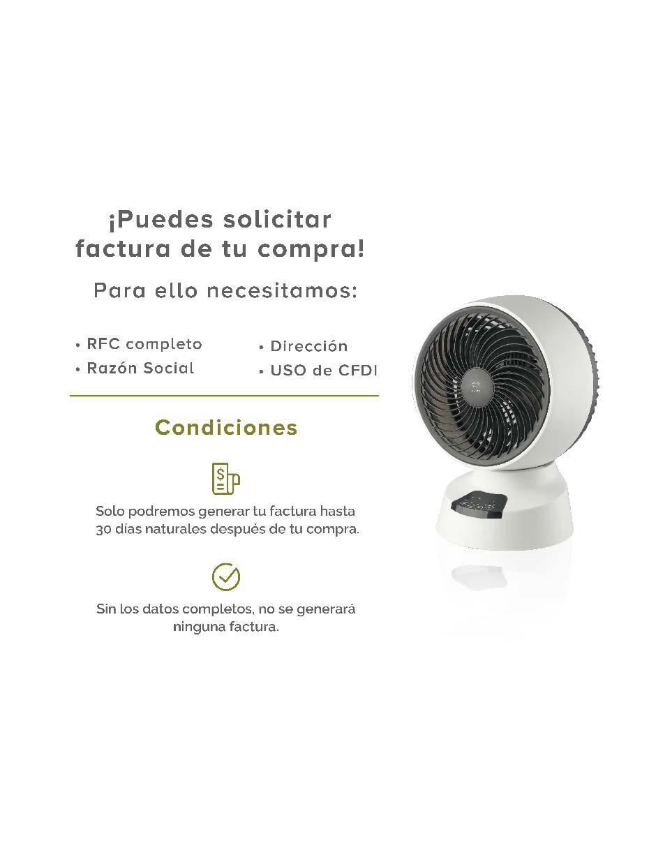 Ventilador de escritorio con control remoto 3 velocidades 3