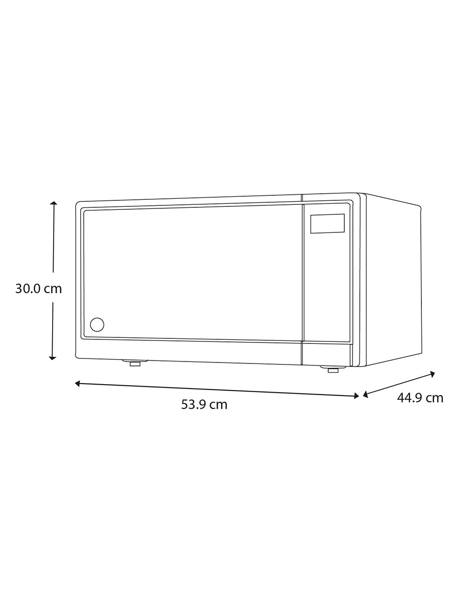 Horno de microondas de convección con grill neral Electric modelo M14xaf de 1.4 pies cúbicos 6